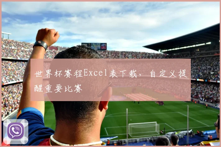 世界杯赛程Excel表下载，自定义提醒重要比赛